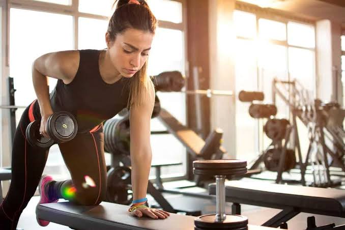 Person exercising for a healthy lifestyle